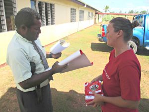 Uluivalili College were very happy to receive posters and materials about World Day Against Child Labour.